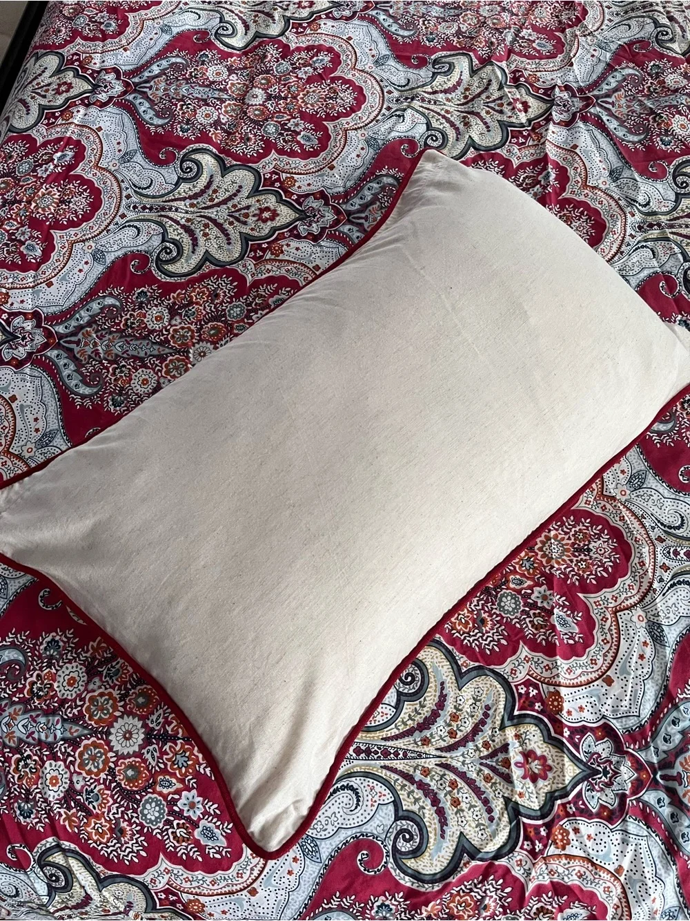 Pottery Barn Ho Ho Ho Embroidered Holiday Pillow Cover 16 x 26